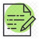 Paper Document Education Icon