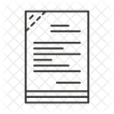 Paper File Document Icon