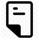 Interface File Document Icon