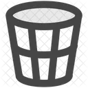 Paper Bin Dustbin Icon