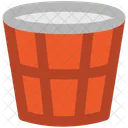 Paper Bucket Rubbish Icon