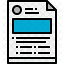 Paper Education Study Icon