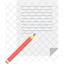 Paper Document Write Icon