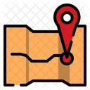 Paper Map  Icon