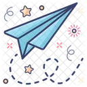 Paper Plane Airplane Glider Icon