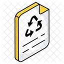 Paper Recycling  Icon