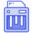 Paper Shredder Machine Icon