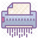 Paper Shredder Office Icon