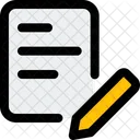 Paperwork Write Handwrite Icon