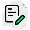 Paperwork Write Handwrite Icon