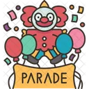 Parade Clown Carnival Icon