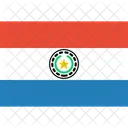 Paraguay Bandera Mundo Icono