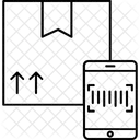 Parcel Barcode Mobile Barcode Scanner Courier Tracking Code アイコン