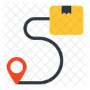 Parcel Tracking Package Tracking Parcel Route Icon