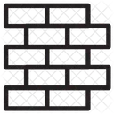 Parede Tijolos Internet Ícone