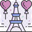 Paris Tower Eiffel Tower Celebration Icon