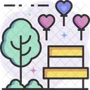 Park Garden Love Icon