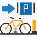 Parked Bicycles Bicycle Parking Bikes Parked Icon