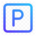 Parking Area Parking Sign Letter P アイコン