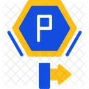 Parking Restricted Zone  Icon