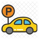 Parkplatzschild  Symbol