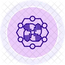 Partnership Unity Line Icon Icon