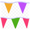 Bunting Pennants Party Flags アイコン