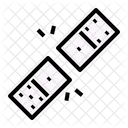 Abgestimmt Dominosteine Blockieren Symbol