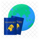 Travel Passport International Icon