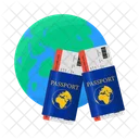 Travel Passport International Icon