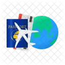 Travel Passport International Icon