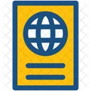 Passport Visa Travel Icon