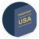 Passport Usa American Icon