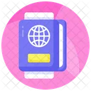 Passport Visa Travel Icon