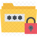 Password Protected Data Icon