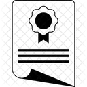 특허 증명서 졸업장 아이콘