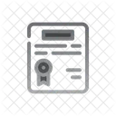 특허 학위 계약 아이콘