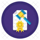 Patent Law Agency Agency Gavel Icon