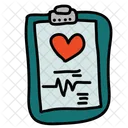 Zwischenablage Patient Diagramm Symbol