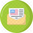 Patriotic Email Email Mail Icon