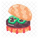 Cheeseburger Hamburger Patty Burger Icono