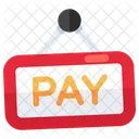 Pay Board Roadboard Signboard Symbol