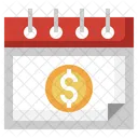 Pay Day Calendar Dollar アイコン