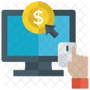 Pay Per Click Cost Per Click Digital Marketing Icon