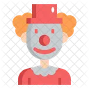 Payaso Circo Avatar Icono