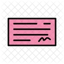 Payment Banking Cheque Icon