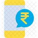 Payment Notification Rupee Notification Smartphone Icon