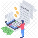 Payment Record Invoice Bill Icon