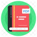 책 형식 Pdf 책 Pdf 노트 아이콘