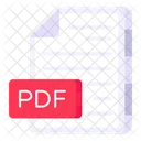 Pdf File File Format Filetype 아이콘